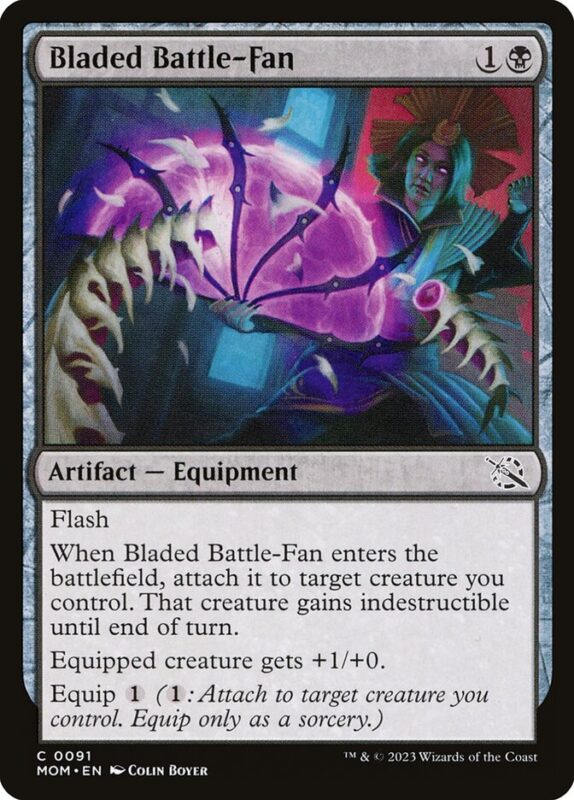 Bladed Battle-Fan — mom 91 — Magic The Gathering TCG