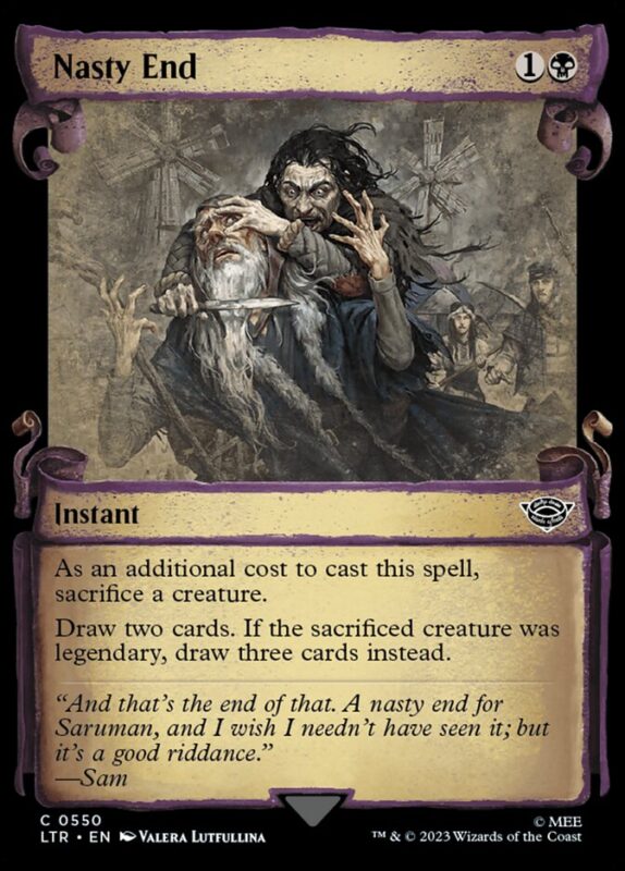 Nasty End — ltr 550 — Magic The Gathering TCG