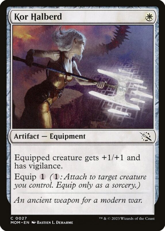 Kor Halberd — mom 27 — Magic The Gathering TCG
