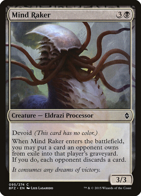 Mind Raker — bfz 95 — Magic The Gathering TCG