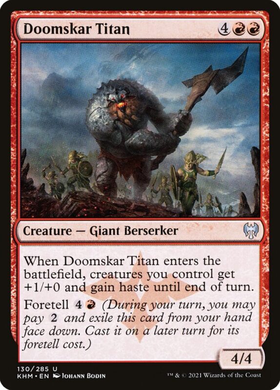 Doomskar Titan — khm 130 — Magic The Gathering TCG