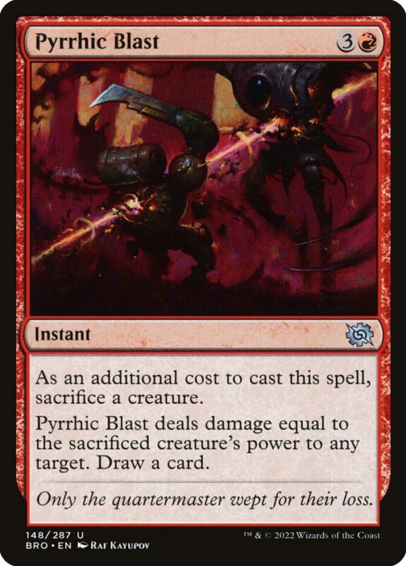 Pyrrhic Blast — bro 148 — Magic The Gathering TCG