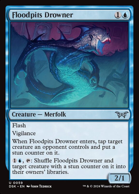 Floodpits Drowner — dsk 59 — Magic The Gathering TCG