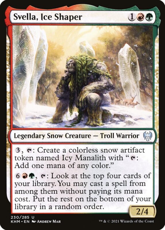 Svella, Ice Shaper — khm 230 — Magic The Gathering TCG