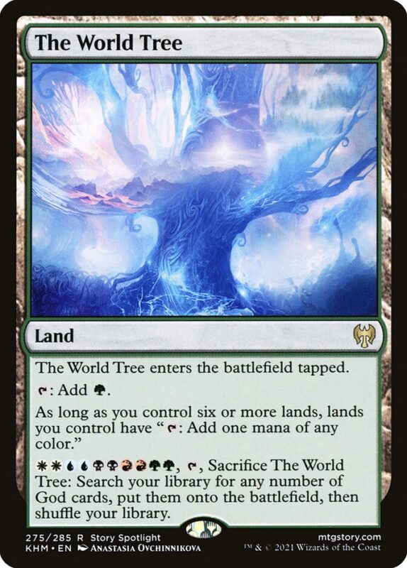 The World Tree — khm 275 — Magic The Gathering TCG