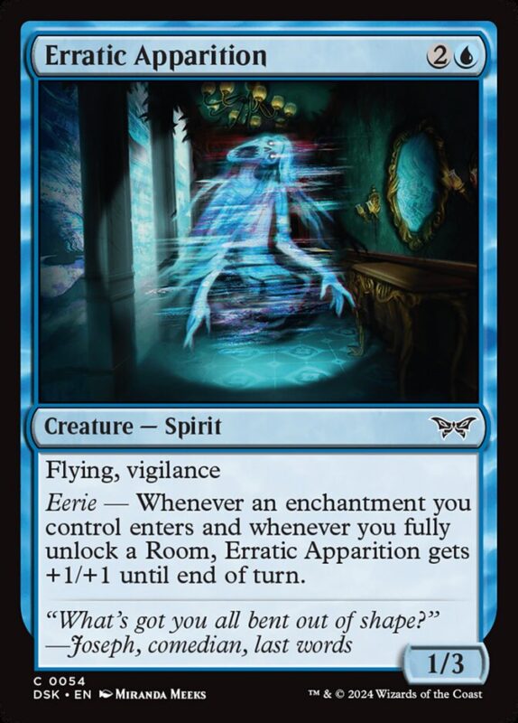 Erratic Apparition — dsk 54 — Magic The Gathering TCG