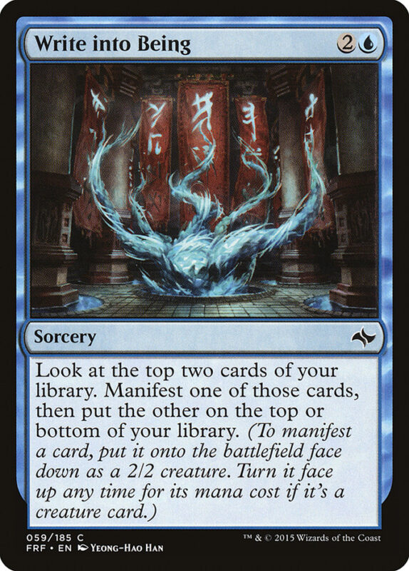 Write into Being — frf 59 — Magic The Gathering TCG