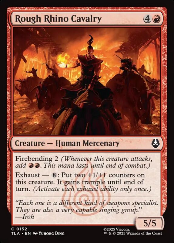 Rough Rhino Cavalry — tla 152 — Magic The Gathering TCG