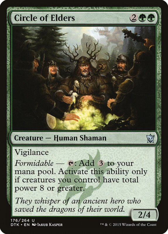 Circle of Elders — dtk 176 — Magic The Gathering TCG