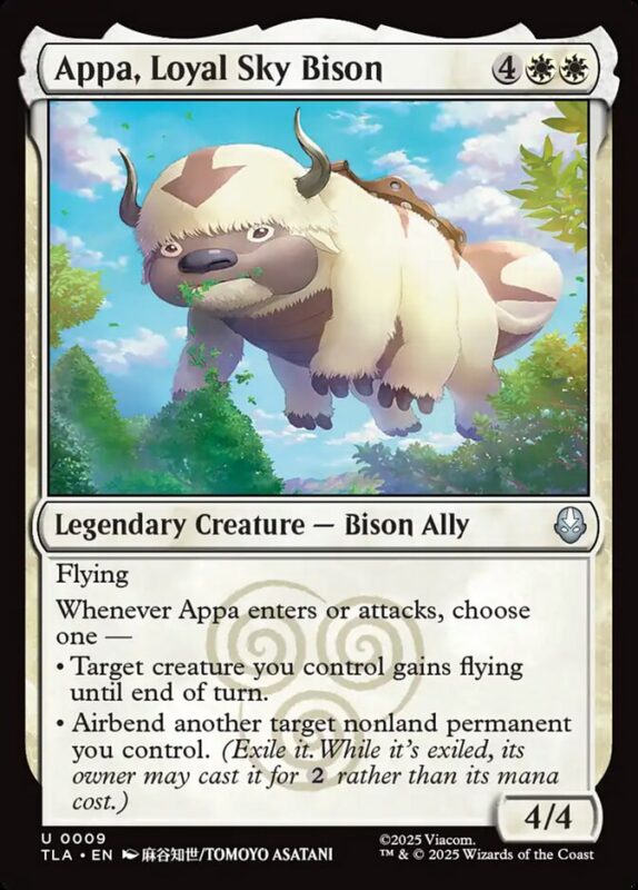 Appa, Loyal Sky Bison — tla 9 — Magic The Gathering TCG