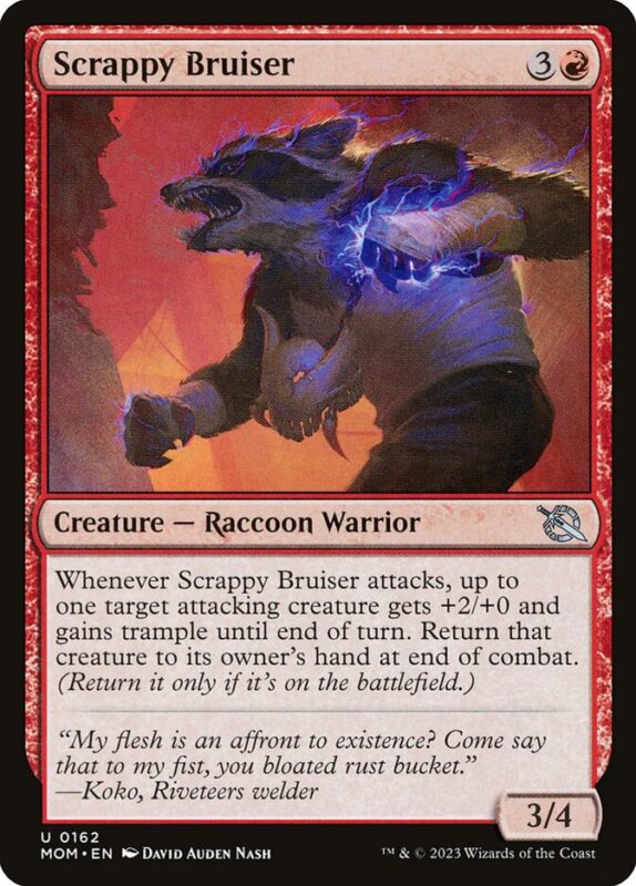 Scrappy Bruiser — mom 162 — Magic The Gathering TCG