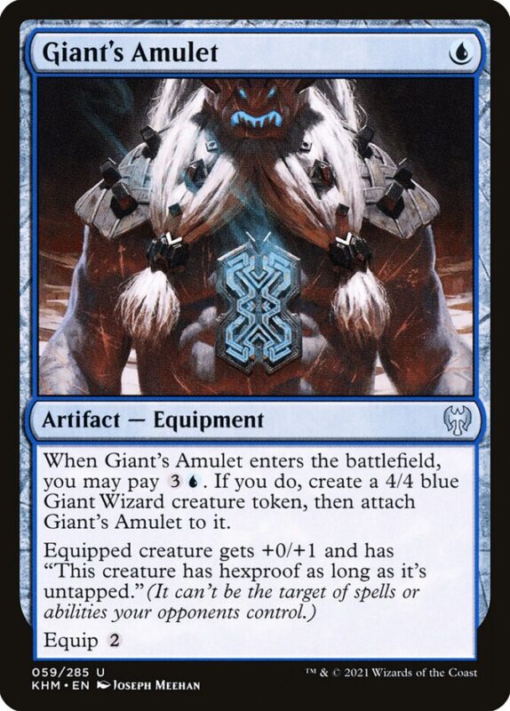 Giant's Amulet — khm 59 — Magic The Gathering TCG