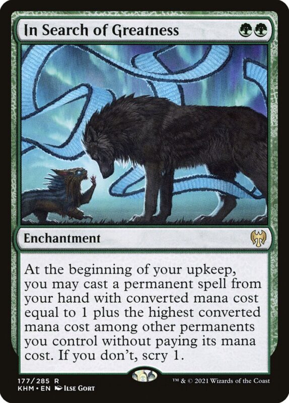 In Search of Greatness — khm 177 — Magic The Gathering TCG