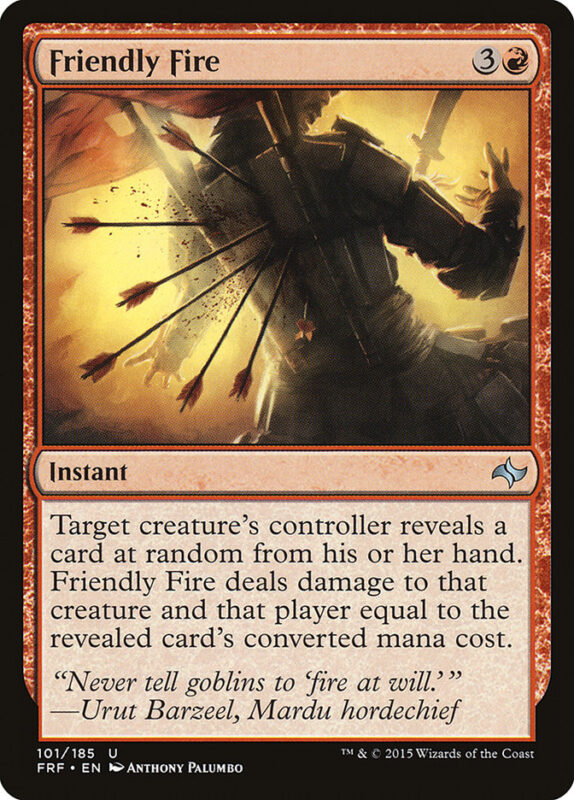 Friendly Fire — frf 101 — Magic The Gathering TCG