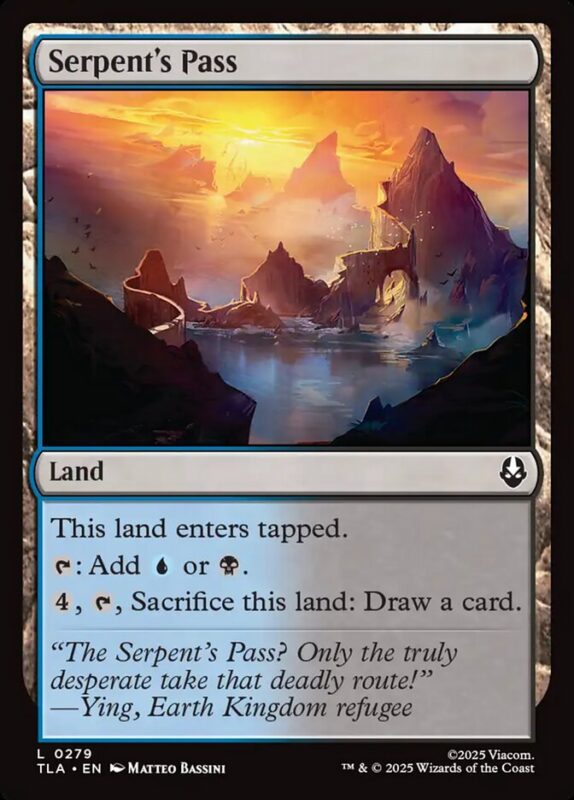 Serpent's Pass — tla 279 — Magic The Gathering TCG