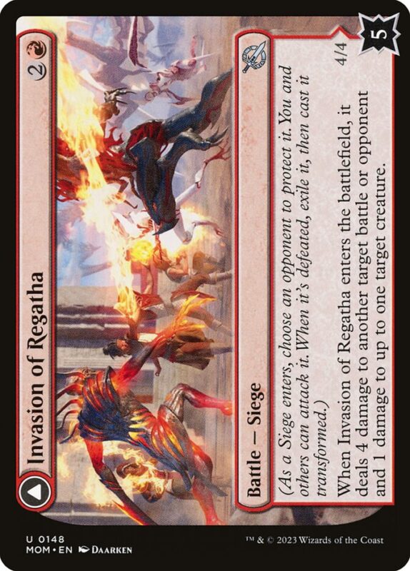 Invasion of Regatha // Disciples of the Inferno — mom 148 — Magic The Gathering TCG