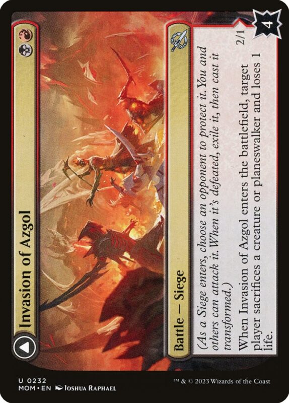 Invasion of Azgol // Ashen Reaper — mom 232 — Magic The Gathering TCG