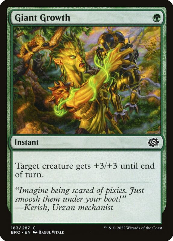 Giant Growth — bro 183 — Magic The Gathering TCG