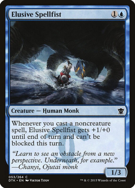 Elusive Spellfist — dtk 53 — Magic The Gathering TCG