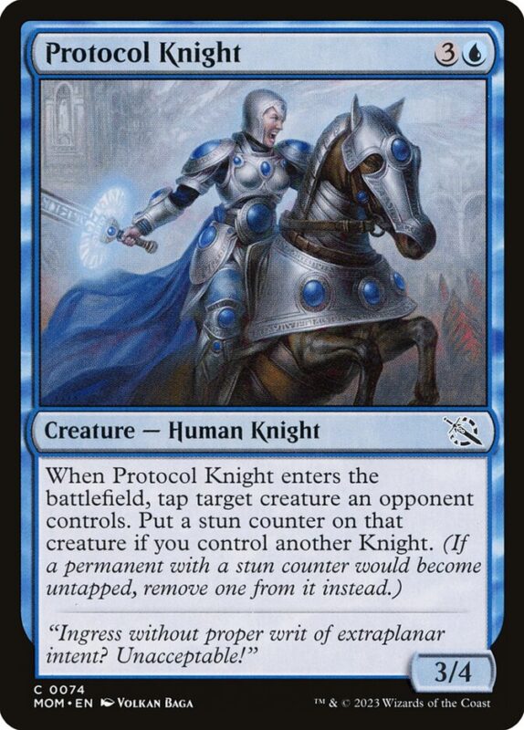 Protocol Knight — mom 74 — Magic The Gathering TCG