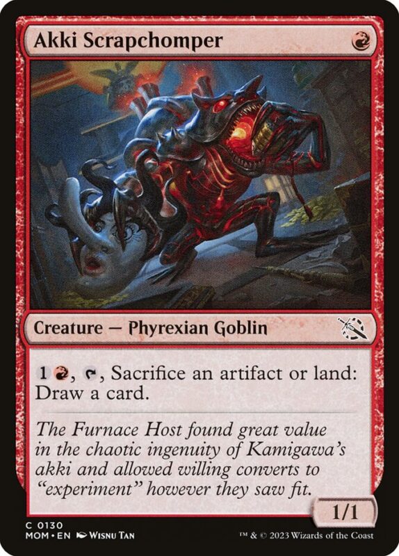 Akki Scrapchomper — mom 130 — Magic The Gathering TCG