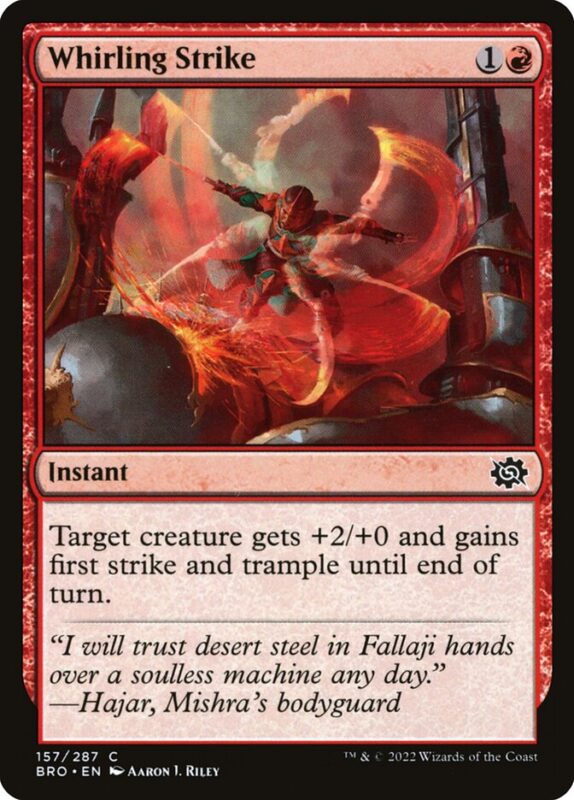 Whirling Strike — bro 157 — Magic The Gathering TCG