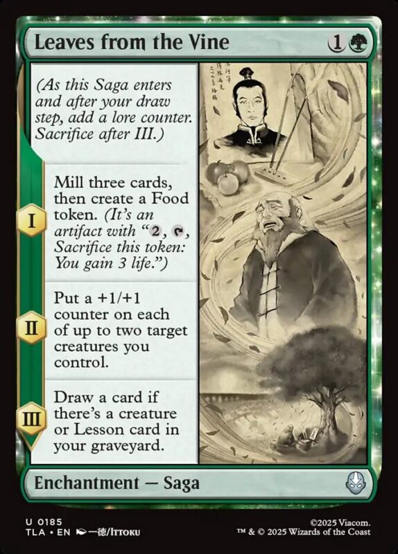 Leaves from the Vine — tla 185 — Magic The Gathering TCG
