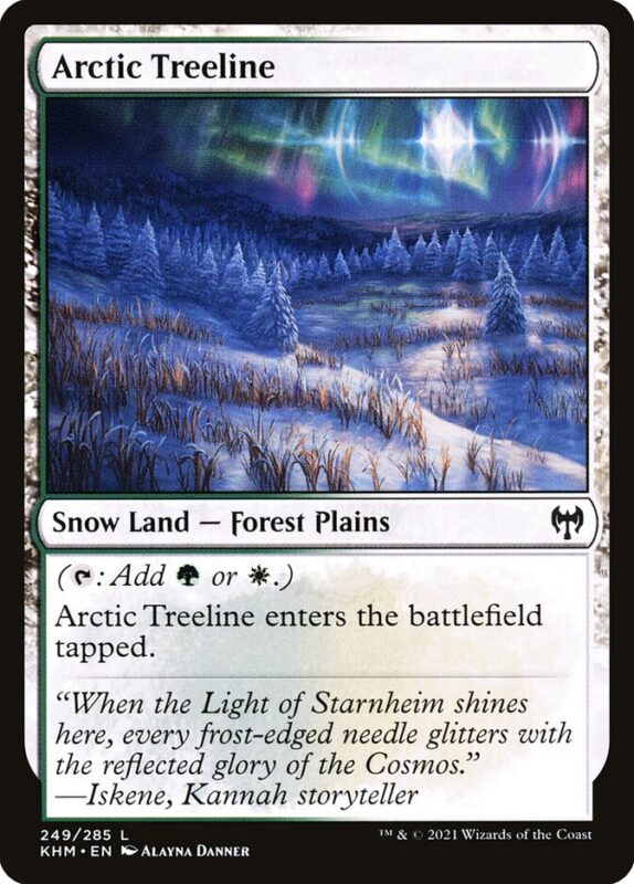 Arctic Treeline — khm 249 — Magic The Gathering TCG