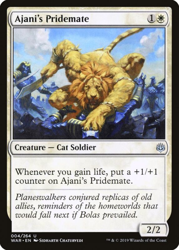Ajani's Pridemate — war 4 — Magic The Gathering TCG