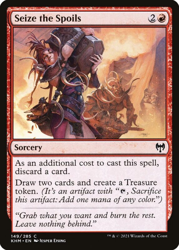 Seize the Spoils — khm 149 — Magic The Gathering TCG