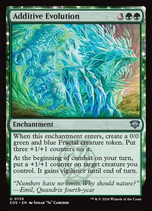 Additive Evolution — sos 139 — Magic The Gathering TCG