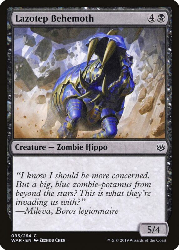 Lazotep Behemoth — war 95 — Magic The Gathering TCG