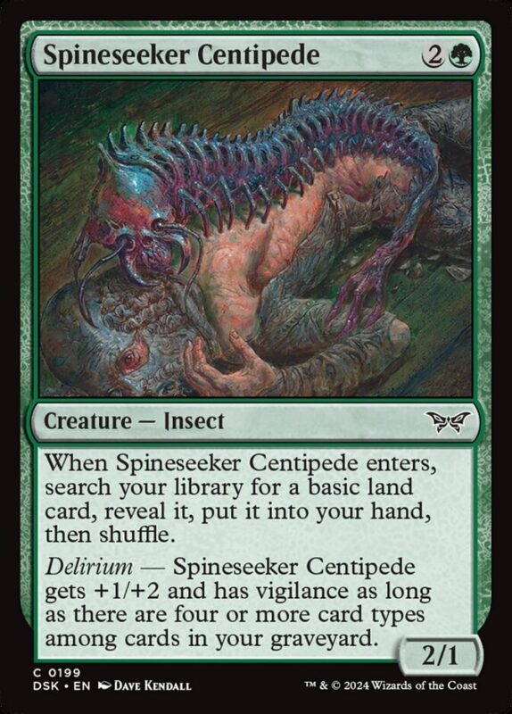 Spineseeker Centipede — dsk 199 — Magic The Gathering TCG