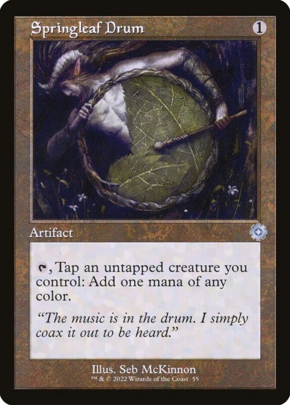 Springleaf Drum — brr 55 — Magic The Gathering TCG