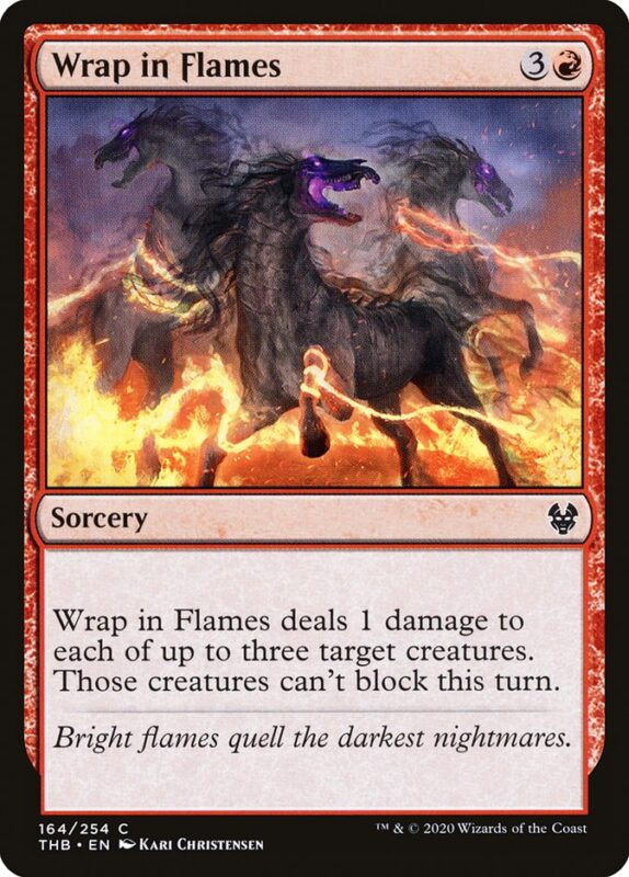 Wrap in Flames — thb 164 — Magic The Gathering TCG