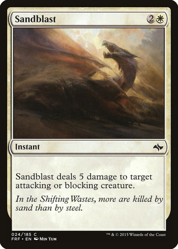 Sandblast — frf 24 — Magic The Gathering TCG
