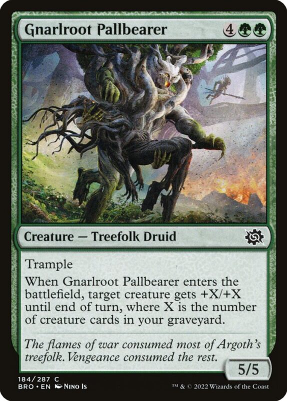 Gnarlroot Pallbearer — bro 184 — Magic The Gathering TCG