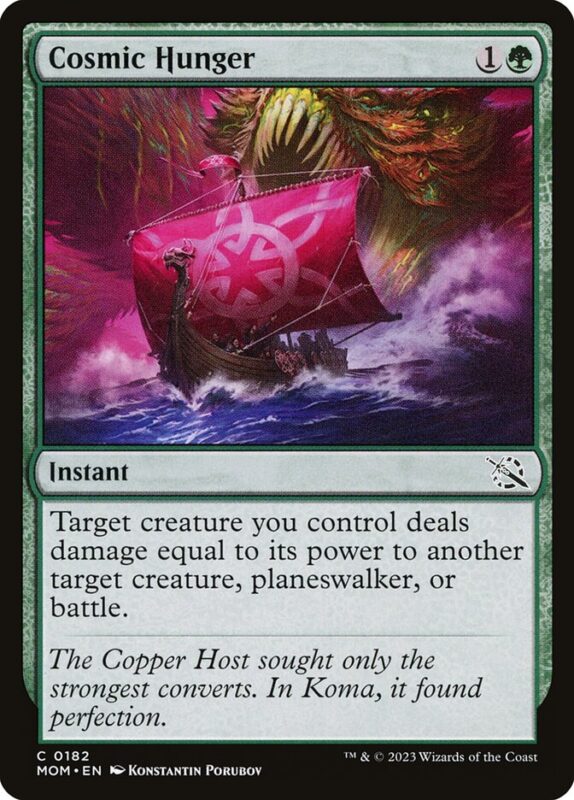 Cosmic Hunger — mom 182 — Magic The Gathering TCG