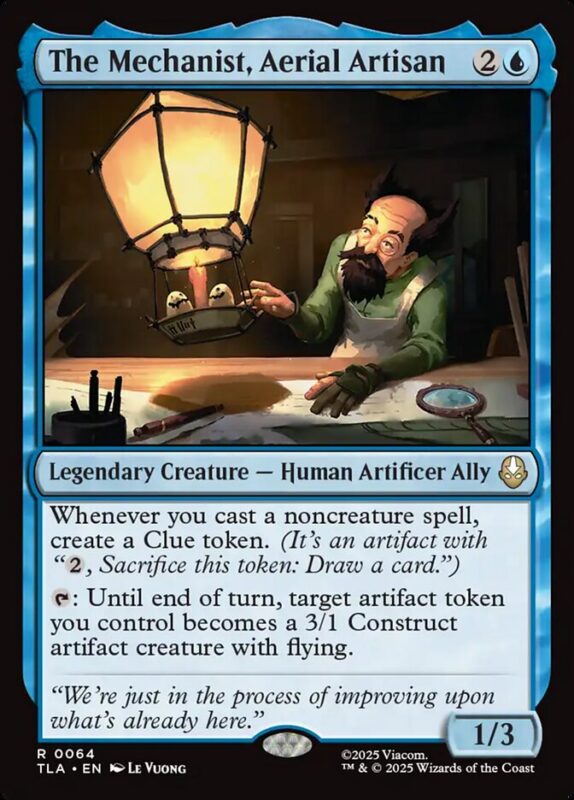 The Mechanist, Aerial Artisan — tla 64 — Magic The Gathering TCG