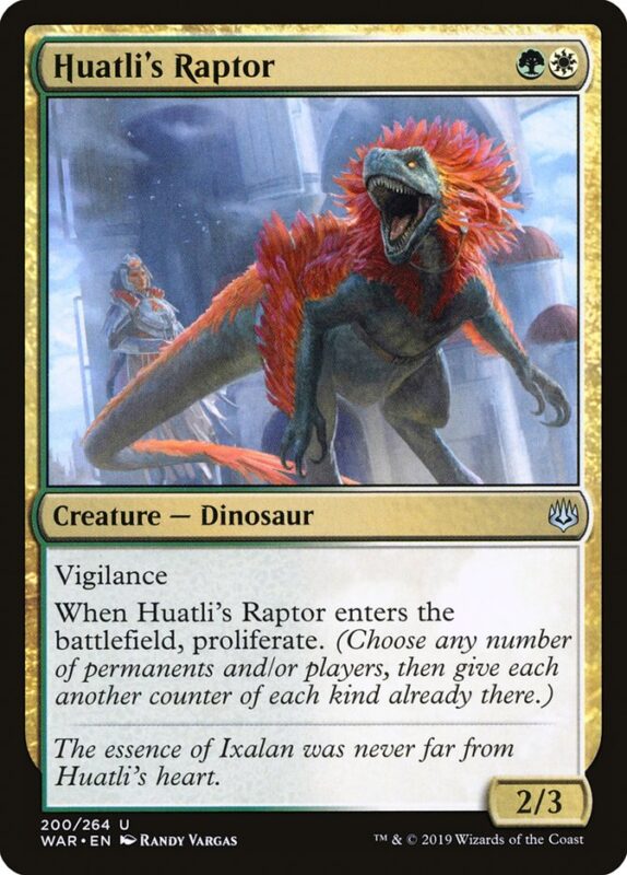 Huatli's Raptor — war 200 — Magic The Gathering TCG