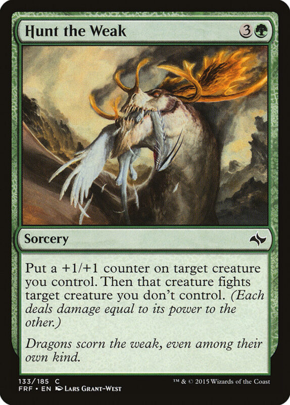 Hunt the Weak — frf 133 — Magic The Gathering TCG