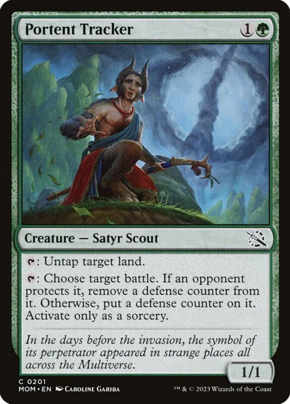 Portent Tracker — mom 201 — Magic The Gathering TCG