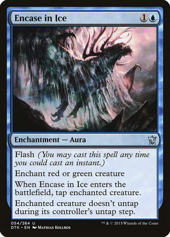 Encase in Ice — dtk 54 — Magic The Gathering TCG
