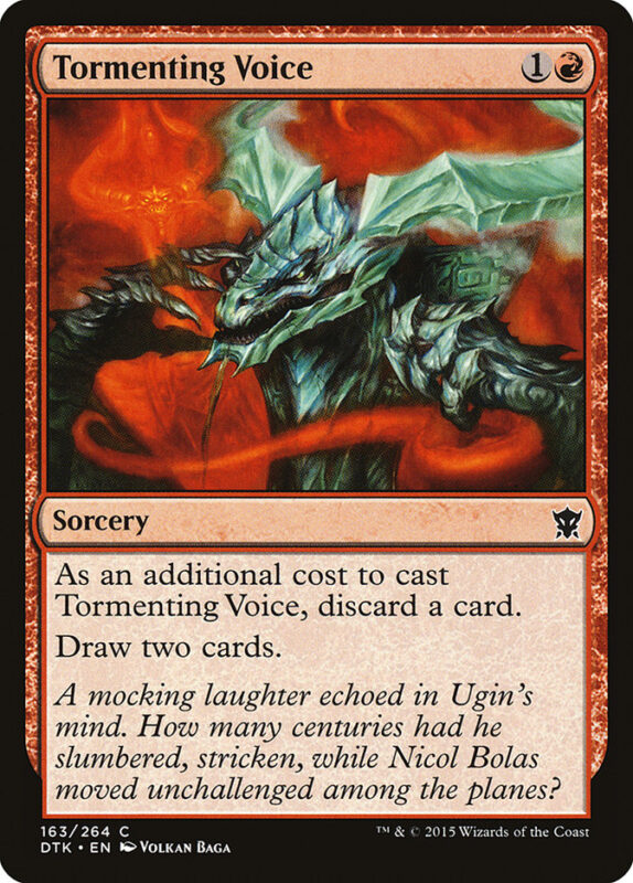 Tormenting Voice — dtk 163 — Magic The Gathering TCG