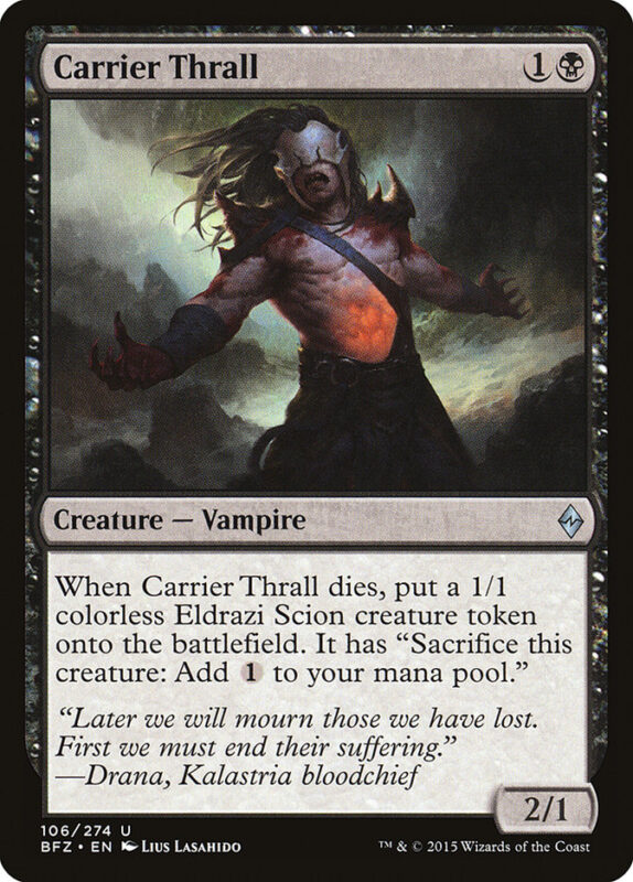 Carrier Thrall — bfz 106 — Magic The Gathering TCG