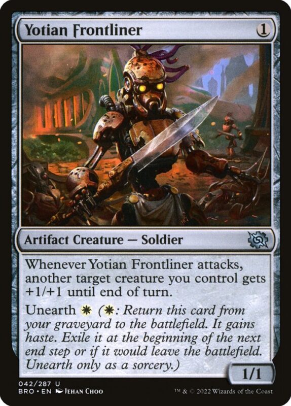Yotian Frontliner — bro 42 — Magic The Gathering TCG