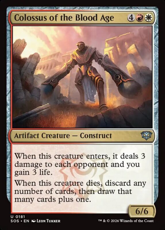 Colossus of the Blood Age — sos 181 — Magic The Gathering TCG