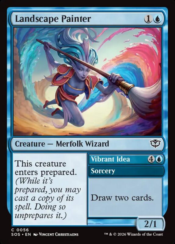 Landscape Painter // Vibrant Idea — sos 56 — Magic The Gathering TCG