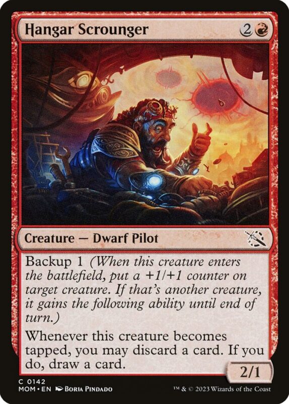 Hangar Scrounger — mom 142 — Magic The Gathering TCG
