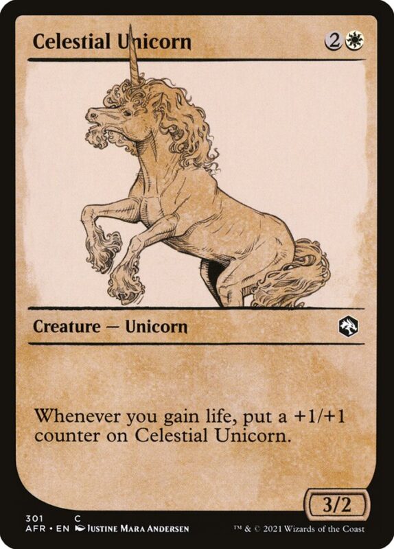 Celestial Unicorn — afr 301 — Magic The Gathering TCG